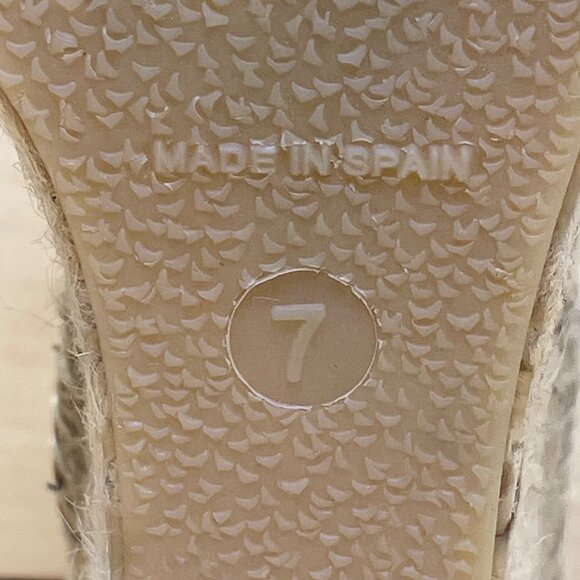 J.Crew Women’s Brown Leather Ankle Strap Wedge Espadrilles Sandals Size 7 - Picture 7 of 10